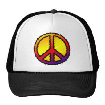Zig Zag Peace Hat