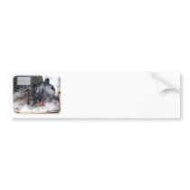 Zig Zag Railway Steam Locomotive 9J53D-19 bumper stickers