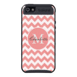 ZigZag Chevron Chic Monogrammed Pink Pattern skinit case