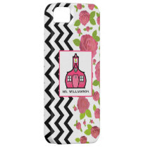 Zigzag & Floral Teacher iPhone 5 Case-Mate Case casemate cases