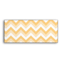 Zigzag in warm tan, beige and white. envelope