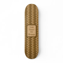 Zigzags - Chocolate Peanut Butter Skateboard