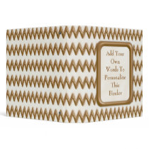 Zigzags - Milk Chocolate and White Chocolate Binder