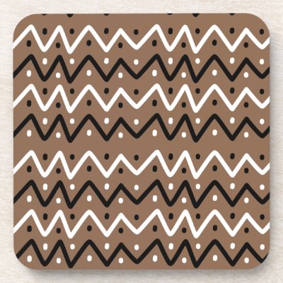 Zigzags on Brown Coaster Fuji_coaster Zigzags on Brown Coaster Fuji_coaster