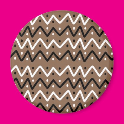 Zigzags on Brown Fridge Magnet Zazzle_magnet Zigzags on Brown Fridge Magnet Zazzle_magnet