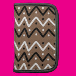 Zigzags on Brown Folio Planner