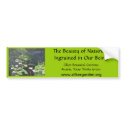 Zilker's Isamu Tanguchil Oriental Garden., The ... bumper stickers