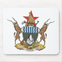 Zimbabwe Coat of Arms Mousepad