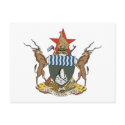 Zimbabwe Coat of Arms Postcard
