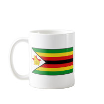 Zimbabwe Flag and Map Mug