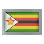 Zimbabwe Flag belt buckles