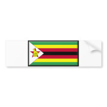 Zimbabwe Flag bumper stickers