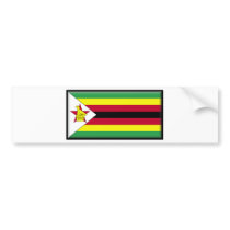 Zimbabwe Flag Bumper Sticker