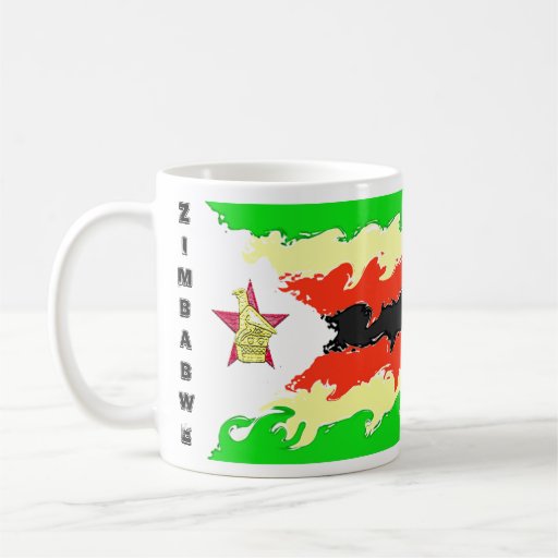 Zimbabwe flag coffee mug Zazzle
