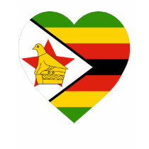 Zimbabwe Flag Heart t-shirts by Vexillophile Zimbabwe Flag Heart t-shirts