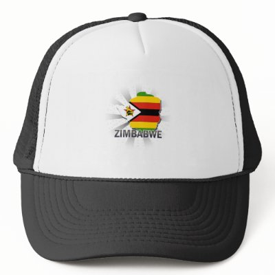 Zimbabwe Flag Map 2.0 Trucker