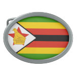 Zimbabwe Flag belt buckles