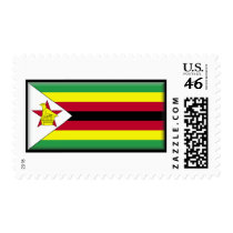 Zimbabwe Flag postage