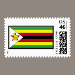 Zimbabwe Flag postage