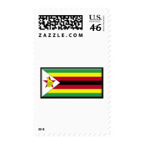 Zimbabwe Flag postage