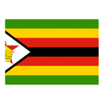 Zimbabwe Flag posters by coolcountry Zimbabwe Flag posters