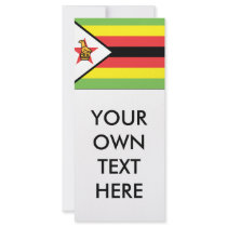Zimbabwe Flag rack cards by flagshirts Zimbabwe Flag rack cards