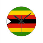Zimbabwe Flag wall clocks