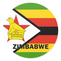 Zimbabwe Roundel quality Flag Stickers