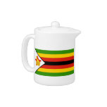 Zimbabwean Flag teapots