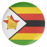 Zimbabwean Flag plates
