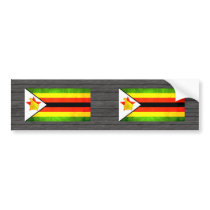 Zimbambe Flag Bumper Stickers