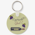 Zinfandel Girl keychains