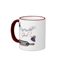 Zinfandel Girl mugs by biscottimafia Zinfandel Girl mugs