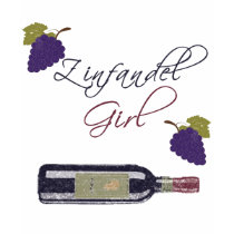 Zinfandel Girl t-shirts by biscottimafia Zinfandel Girl t-shirts