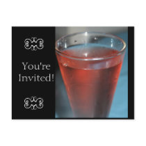 Zinfandel Invitation postcards by sharpcreations Zinfandel Invitation postcards