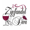 Zinfandel Wine Diva t-shirts