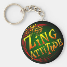 Zing Attitude (Green) Keychain