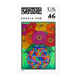 Zinnia Fiesta Stamp