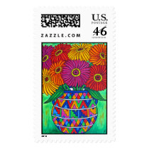 Zinnia Fiesta Stamp
