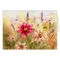Zinnia Garden Card