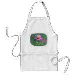 Zinnia with Moth Florida Apron