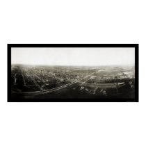 Zion City, Illinois Aerial View Photo 1904 posters