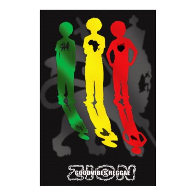 Zion Goodvibes reggae Rastafari Artwork Posters by Funkart
