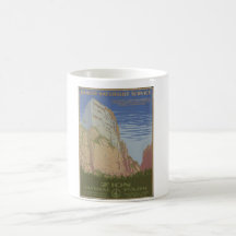 Zion National Park 1938 Springdale Utah Coffee Mugs