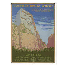 Zion National Park 1938 Springdale Utah Post Cards