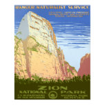 Zion National Park Poster