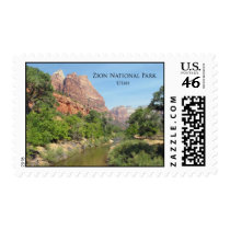Zion National Park, Utah Postage Stamp