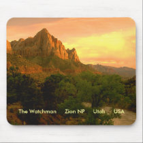 Zion NP, Utah, The Watchman mousepads