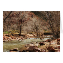 Zion River Greeting Card