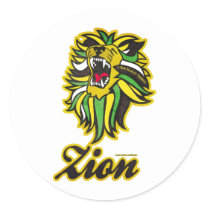 ZION ROUND STICKERS